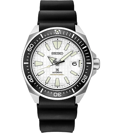 Seiko Prospex Automatic Silicone Strap Men's Watch