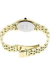Seiko Women's Crystal Collection Quartz Analog Gold Bracelet Watch