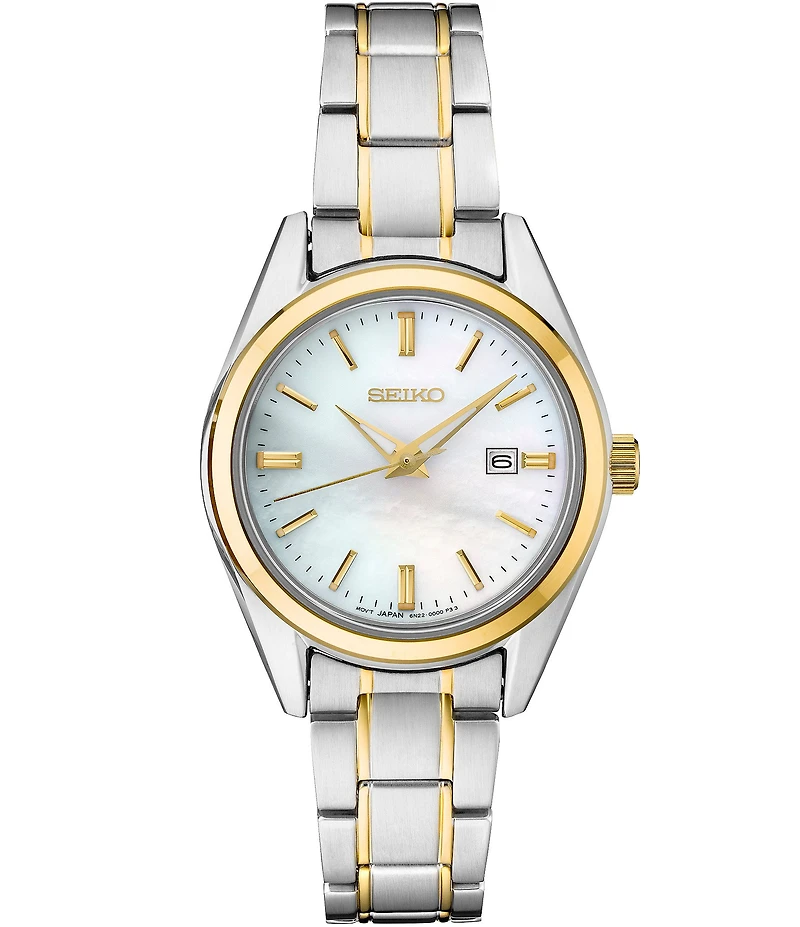 Seiko Women's Essential Round Quartz Automatic Stainless Steel Watch