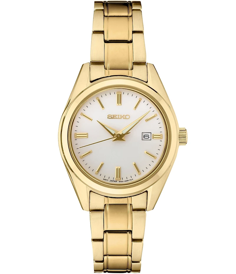 Seiko Women's Essential Round Quartz Automatic Stainless Steel Watch
