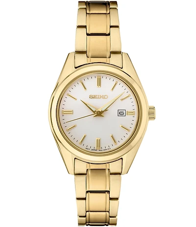 Seiko Women's Essential Round Quartz Automatic Stainless Steel Watch