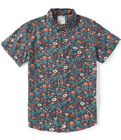 Sendero Provisions Co. City Slicker Printed Short Sleeve Woven Shirt