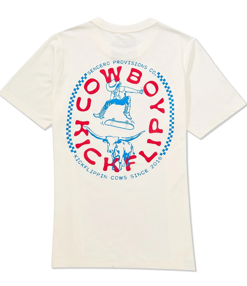 Sendero Provisions Co. Cowboy Kickflip Graphic Short Sleeve T-Shirt