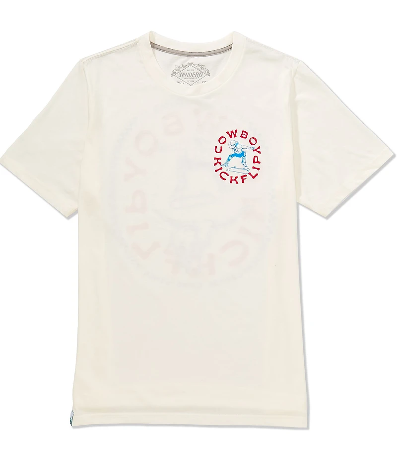 Sendero Provisions Co. Cowboy Kickflip Graphic Short Sleeve T-Shirt