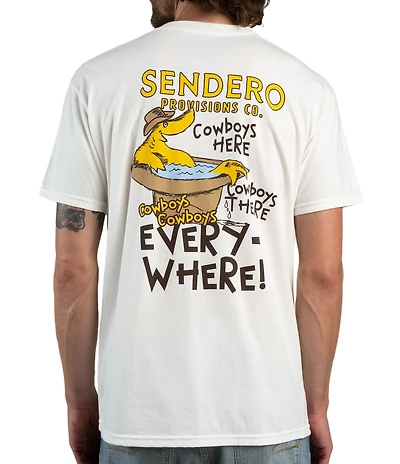 Sendero Provisions Co. Cowboys Everywhere Short Sleeve T-Shirt