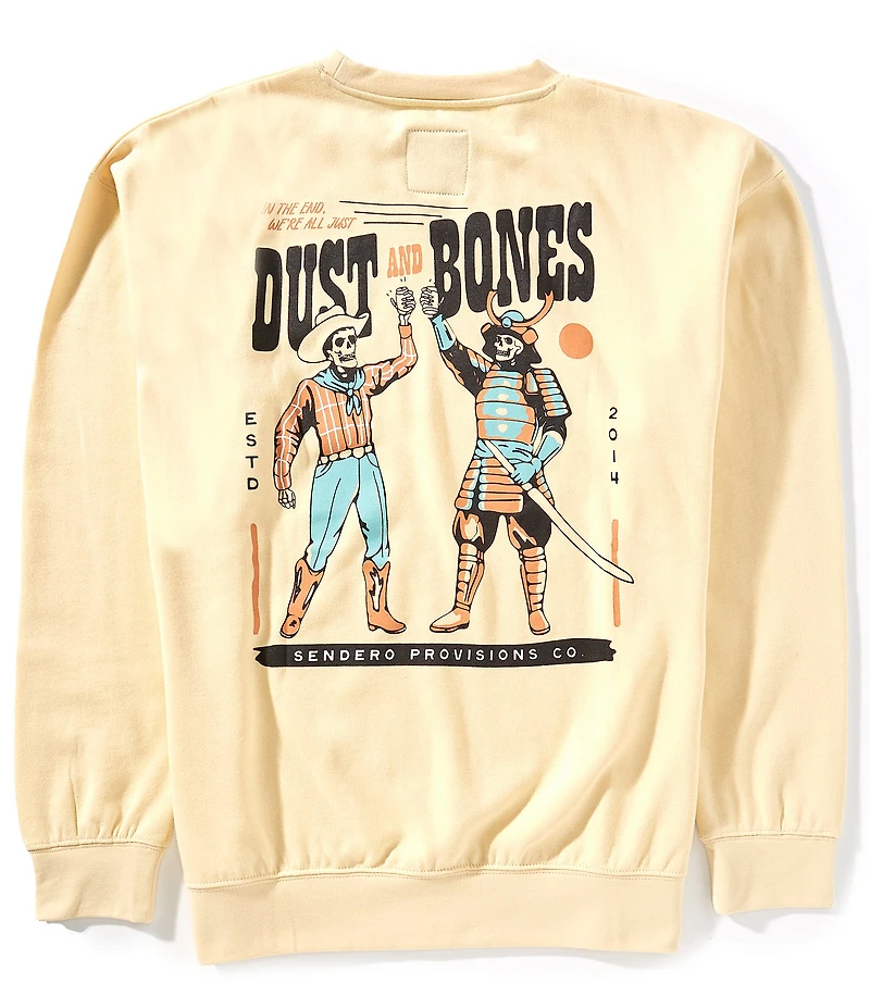 Sendero Provisions Co. Dust And Bones Graphic Long Sleeve Fleece Sweatshirt