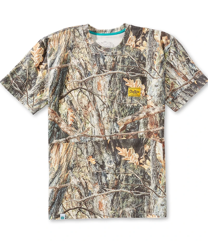 Sendero Provisions Co. Logo Short Sleeve Camouflage Printed Logo Pocket T-Shirt