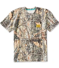 Sendero Provisions Co. Logo Short Sleeve Camouflage Printed Logo Pocket T-Shirt