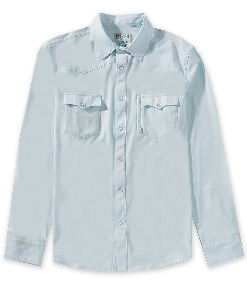 Sendero Provisions Co. Tailored Fit Performance Long Sleeve Western Shirt