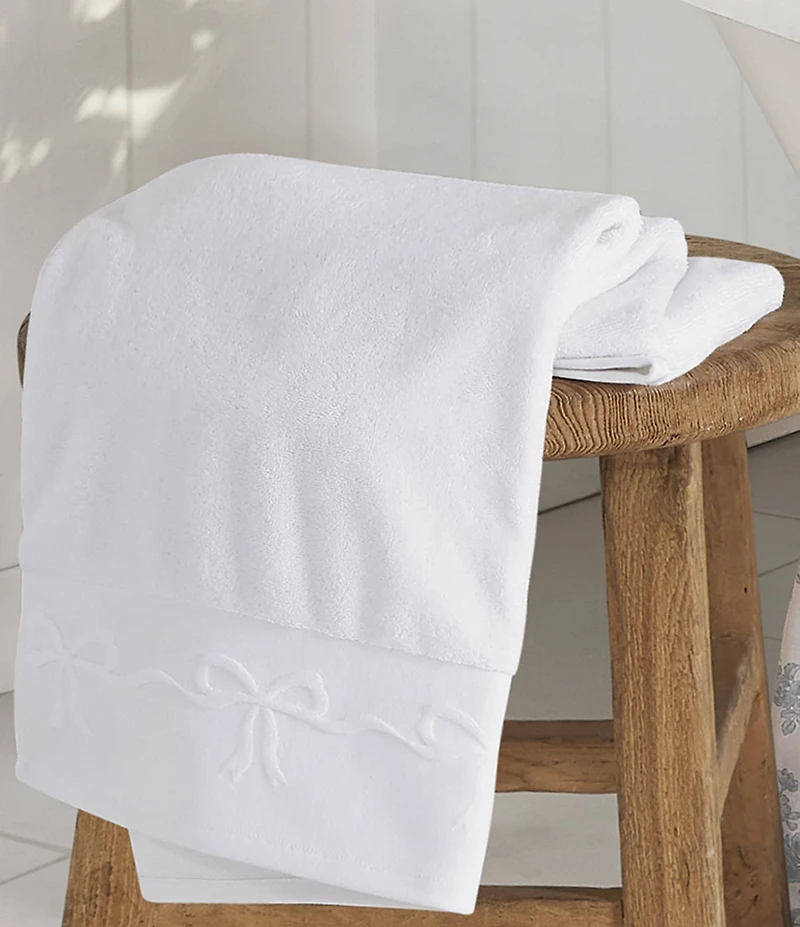 Shabby Chic Signature by Shabby Chic Bow Jacquard Bath Towels
