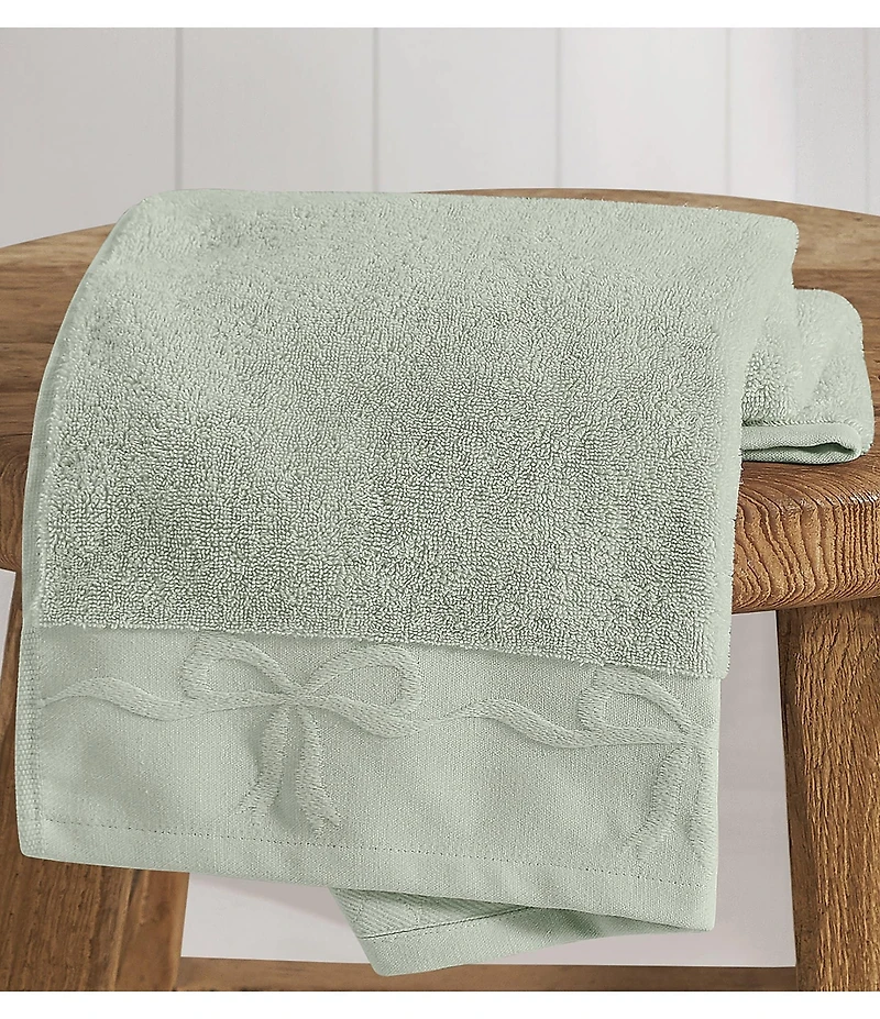 Shabby Chic Signature by Shabby Chic Bow Jacquard Bath Towels