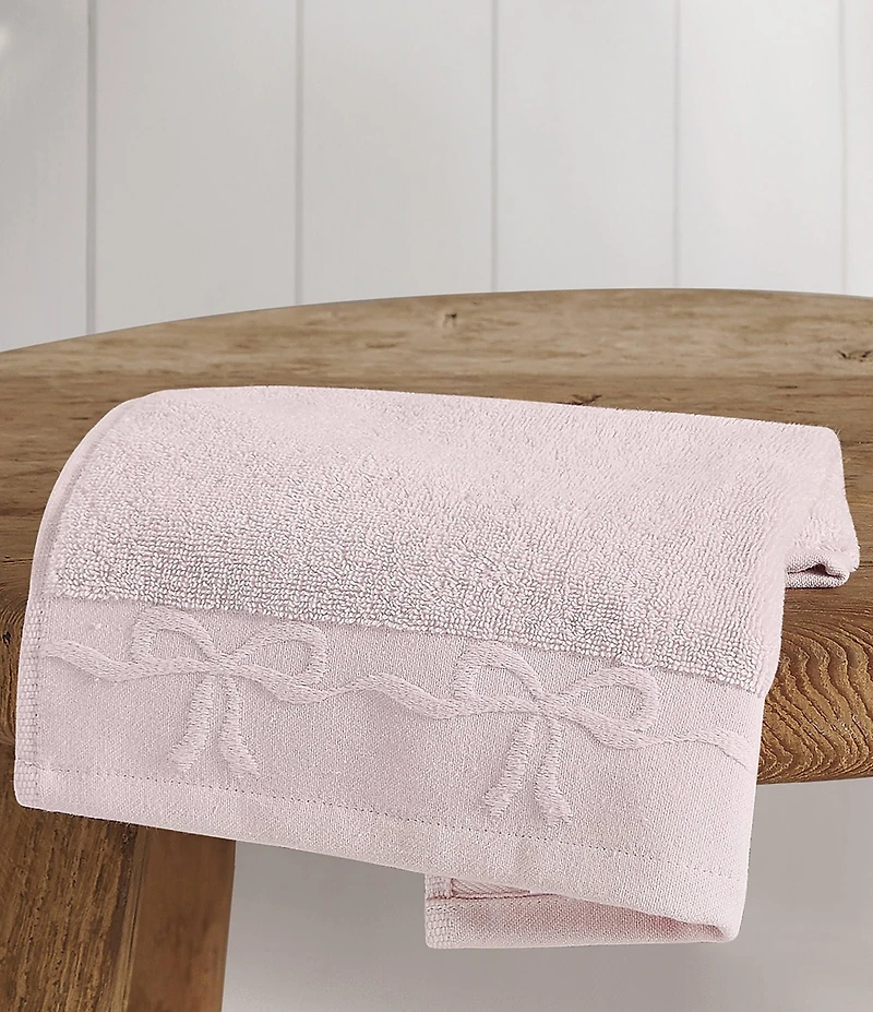 Shabby Chic Signature by Shabby Chic Bow Jacquard Bath Towels