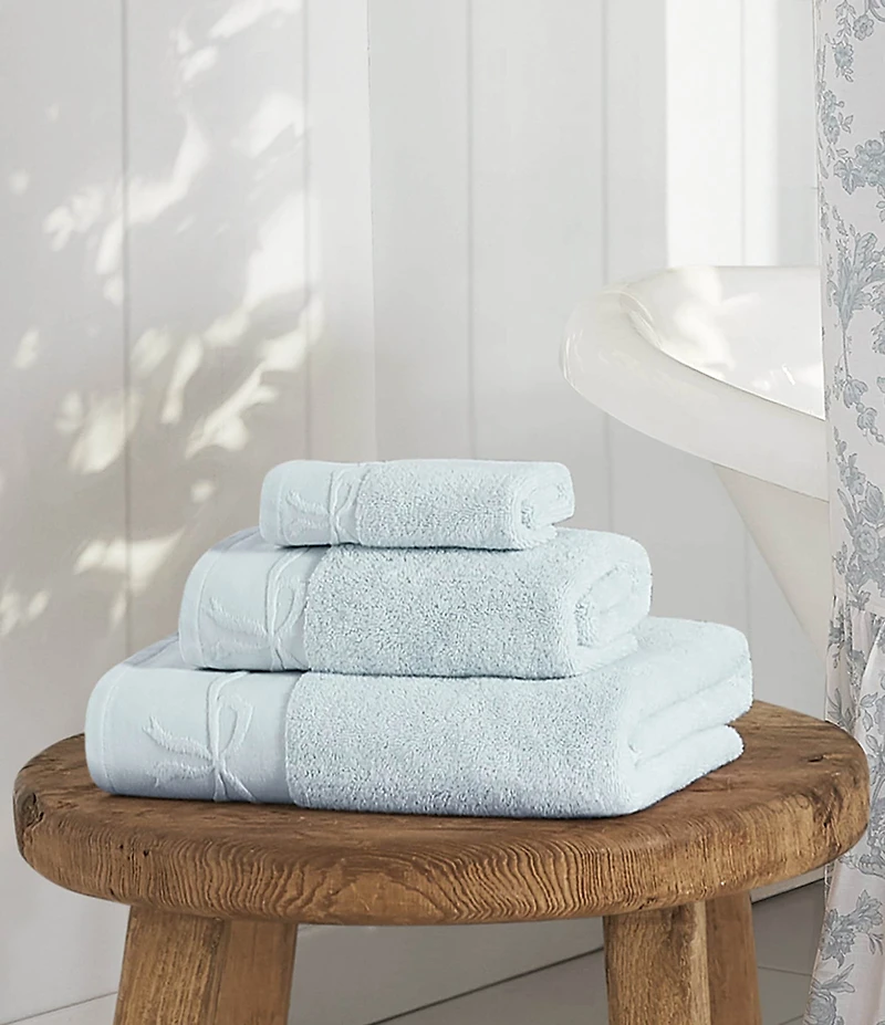 Shabby Chic Signature by Shabby Chic Bow Jacquard Bath Towels