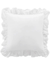 Shabby Chic Signature by Shabby Chic White Ruffle Square Decorative Pillow