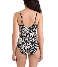 Shape Solver Palm Royale Brynn Twist Underwire One-Piece Swimsuit