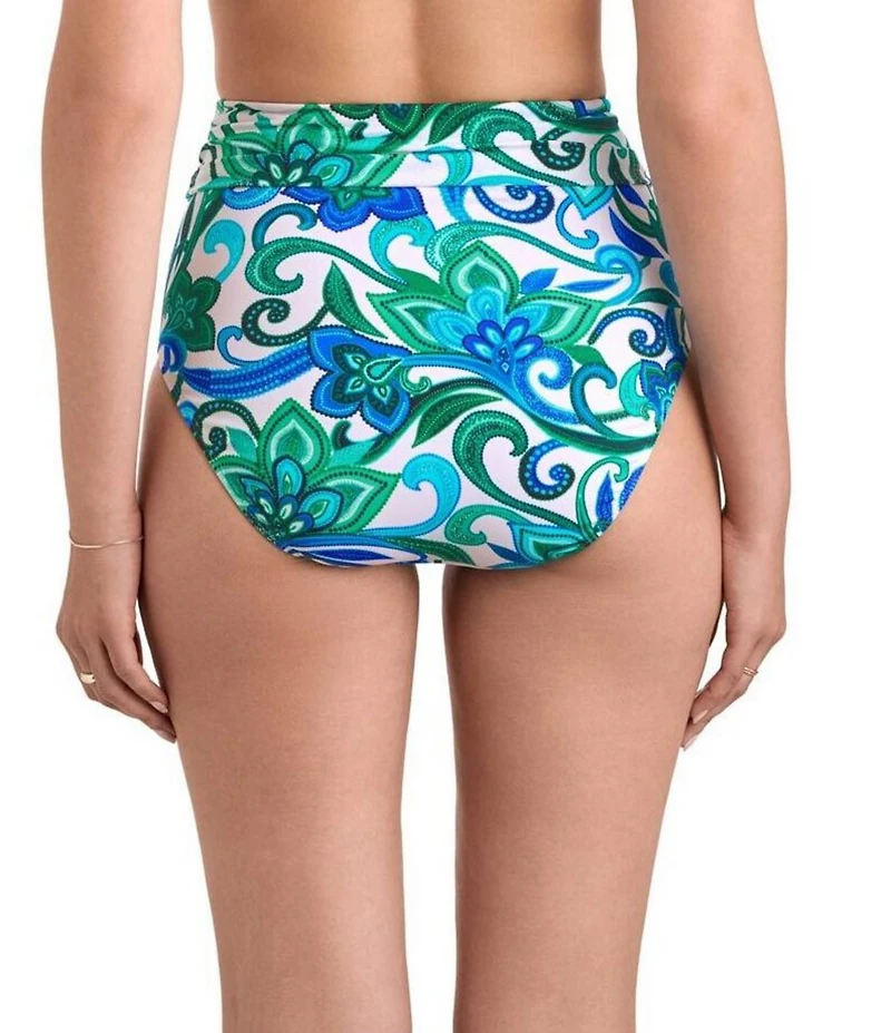 Shape Solver Palm Royale High Waist Pull-On Swim Bottom