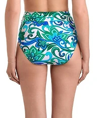 Shape Solver Palm Royale High Waist Pull-On Swim Bottom