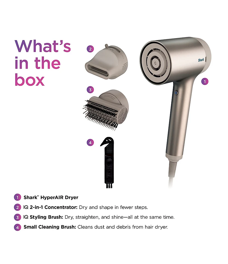 Shark HyperAIRionic Fast-Drying Hair Blow Dryer