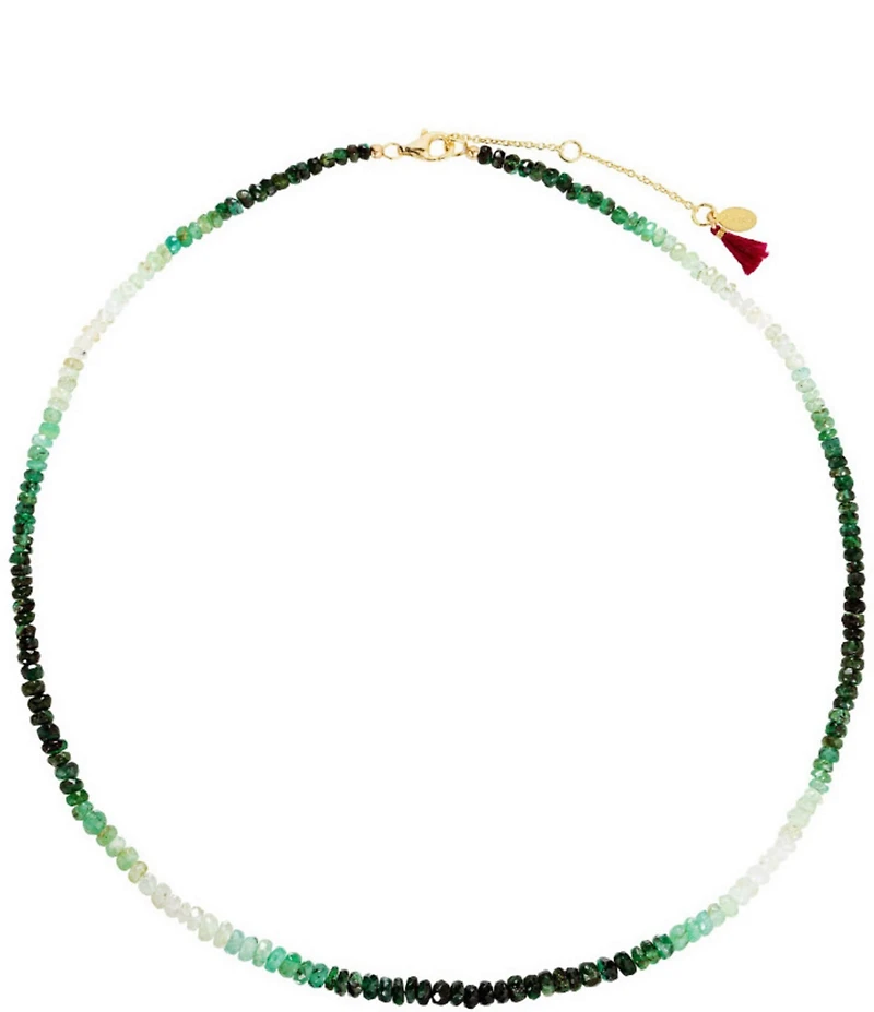 SHASHI Aisha Ombre Gemstone Collar Necklace