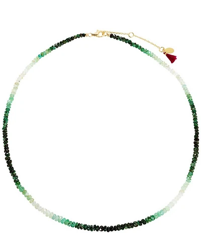SHASHI Aisha Ombre Gemstone Collar Necklace
