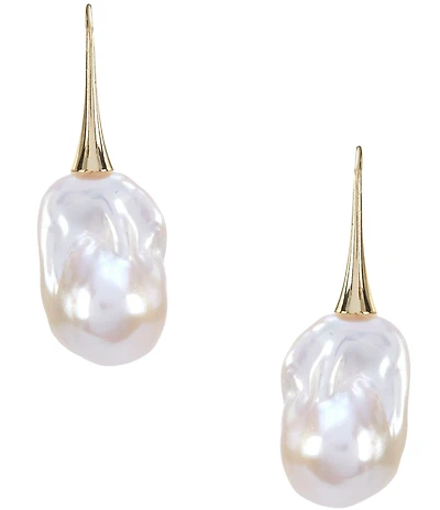 SHASHI Baroque Pearl Large Drop Earrings