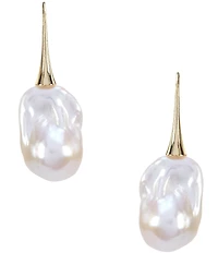 SHASHI Baroque Pearl Large Drop Earrings