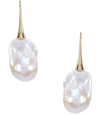 SHASHI Baroque Pearl Large Drop Earrings