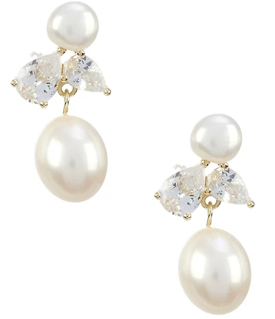 SHASHI Cecillia Freshwater Pearl Drop Earrings