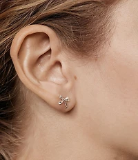SHASHI Charlotte's Bow Mini Stud Earrings