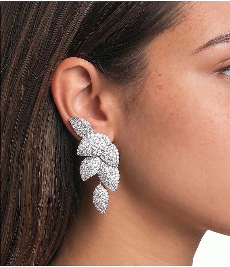 SHASHI Emerson Pave Drop Earrings