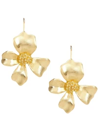 SHASHI Fiorina Flower Statement Drop Earrings