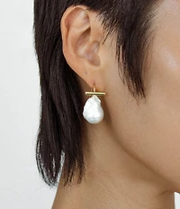 SHASHI Giselle Freshwater Pearl Drop Earrings