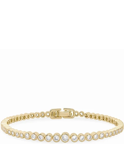 SHASHI Graduated Bezel Tennis Line Bracelet