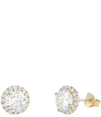 SHASHI Halo Stud Earrings