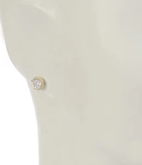 SHASHI Halo Stud Earrings