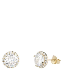 SHASHI Halo Stud Earrings