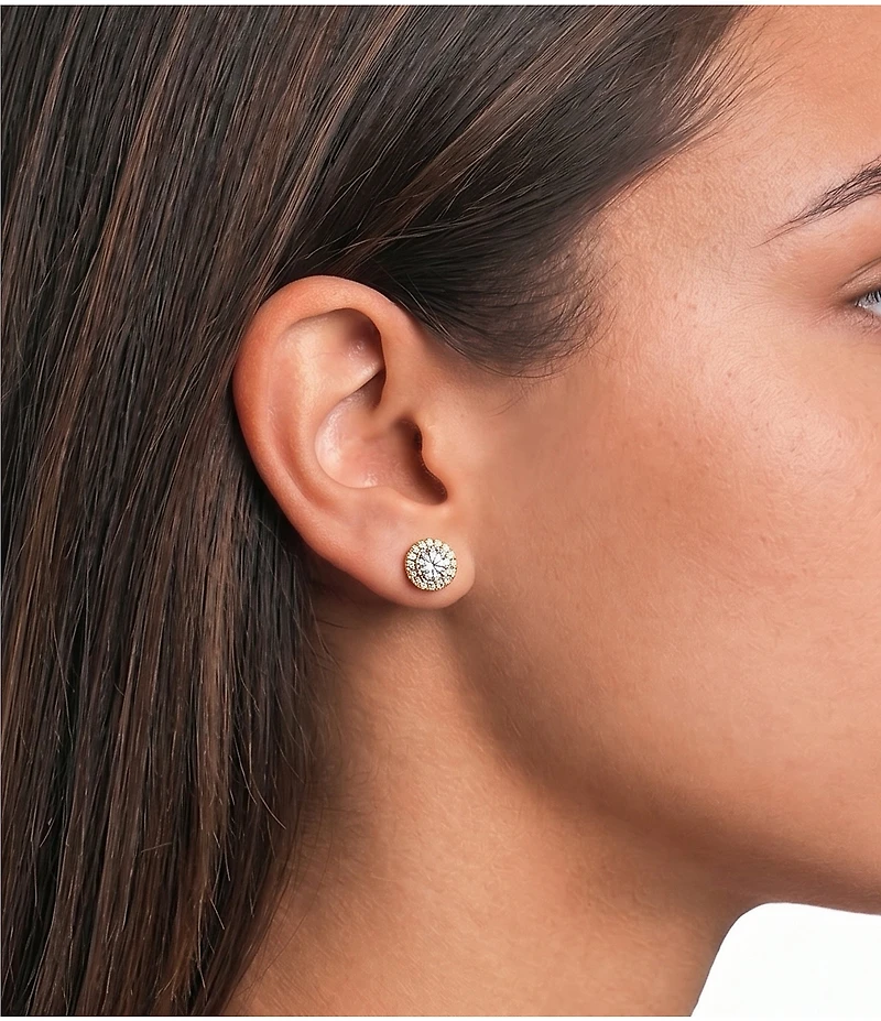 SHASHI Halo Stud Earrings
