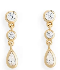 SHASHI Jenny Multi Stone Linear Earrings