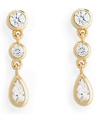 SHASHI Jenny Multi Stone Linear Earrings