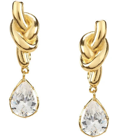 SHASHI Kate Knot Ear Climber Earrings
