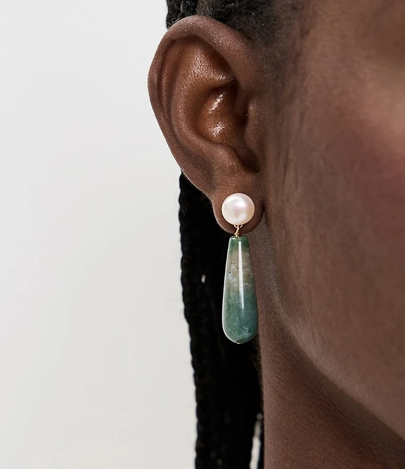 SHASHI Linnea Gemstone Drop Earrings