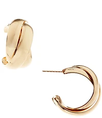 SHASHI Ross Twisted Hoop Earrings