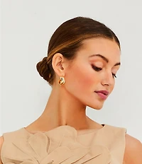 SHASHI Ross Twisted Hoop Earrings