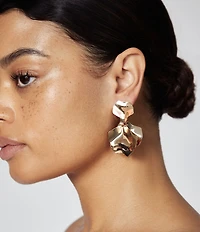 SHASHI Ruellia Sculptural Statement Drop Earrings