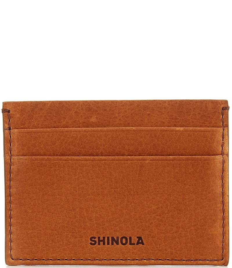 SHINOLA 5 Pocket Leather Card Case