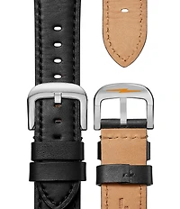 SHINOLA Men's Canfield Model C56 Quartz Analog Black Leather Strap Watch