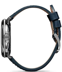 SHINOLA Men's Canfield Quartz Analog Blue Leather Strap Watch
