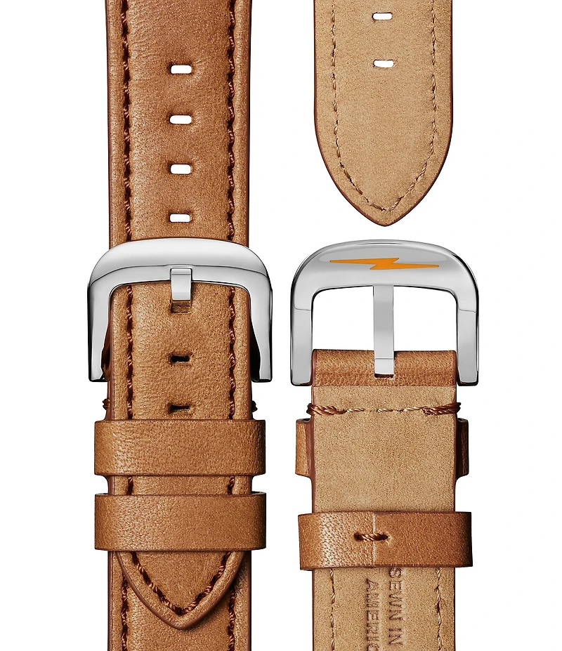 SHINOLA Men's Canfield Sport Chronograph Leather Strap Watch