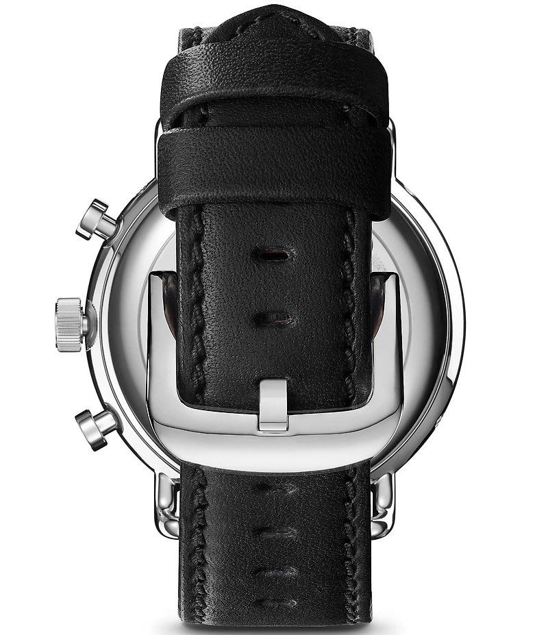 SHINOLA Men's Canfield Sport Chronograph Leather Strap Watch