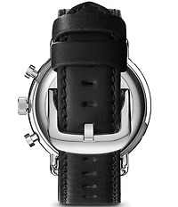 SHINOLA Men's Canfield Sport Chronograph Leather Strap Watch
